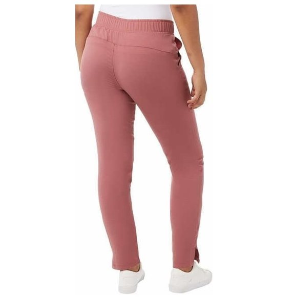 NWT 32 Degrees Cool Womens Twilight Twill Pull on Pant Pink Size XL $50 FLI187 - Picture 2 of 3